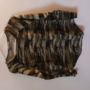 Women's soft camouflage shirt